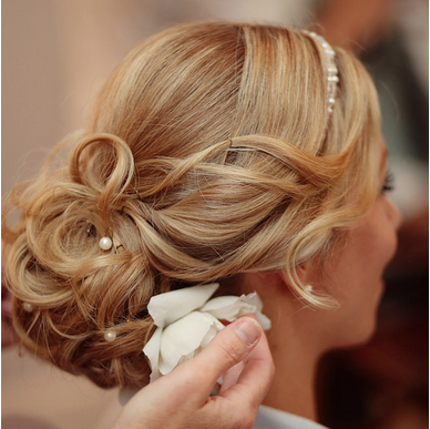 PEONY WEDDING HAIR