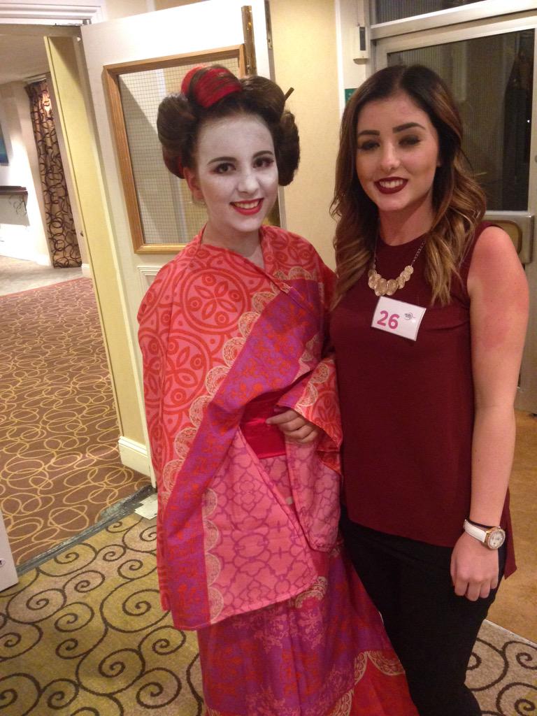 Ellie Kittle and her Geisha Girl Winning Look