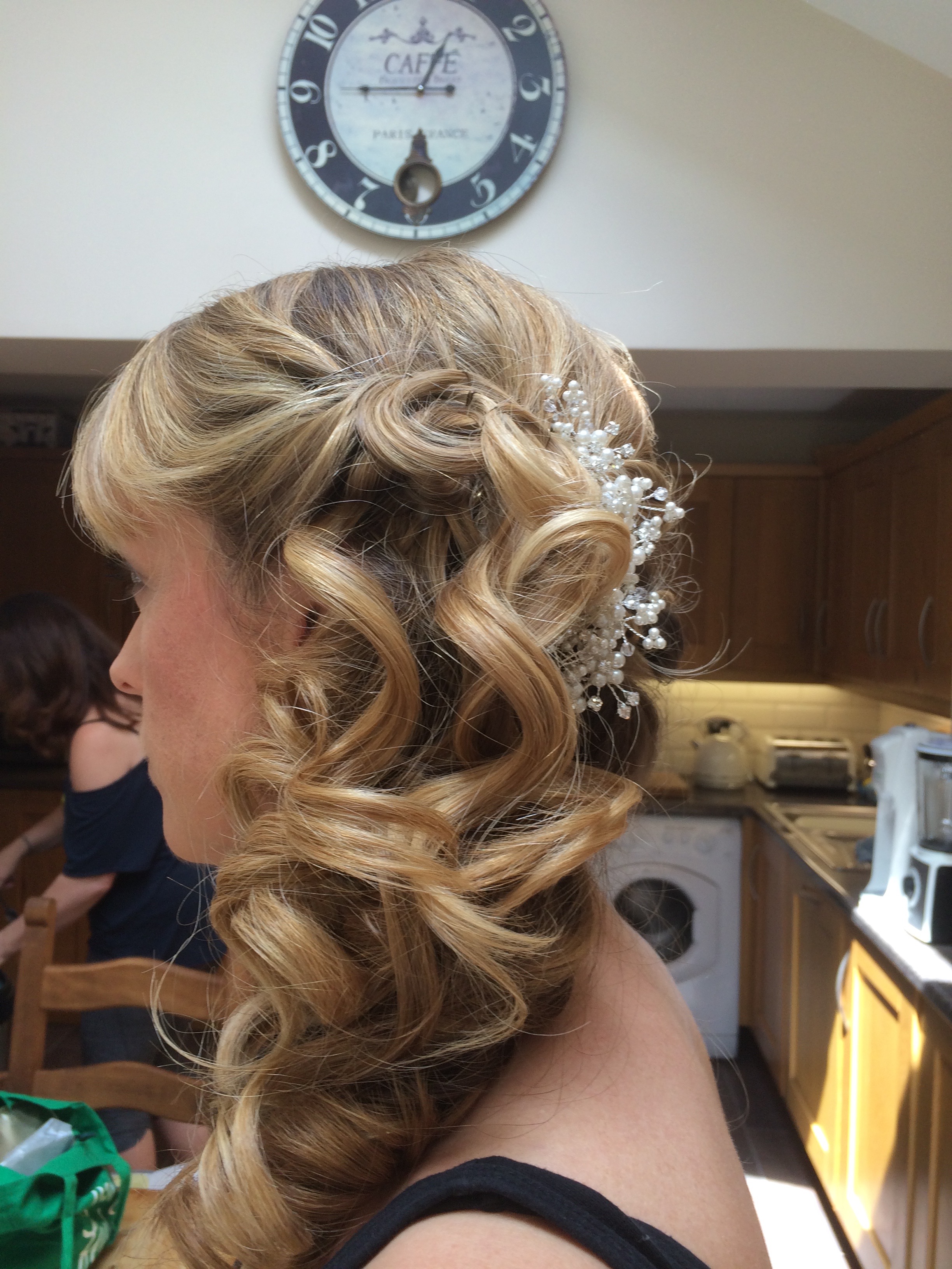 Soft and flowing wedding hair 