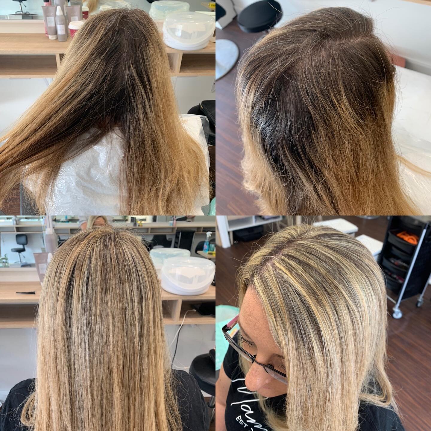 PLEASE WAIT FOR US- I&rsquo;m sure many of you are tempted to take your hair matters into your own hands. Please wait for us! We&rsquo;ve been here before , we can do it again!! Keep looking forward to that TRANSFORMATION 😍hair colour by @gunningham