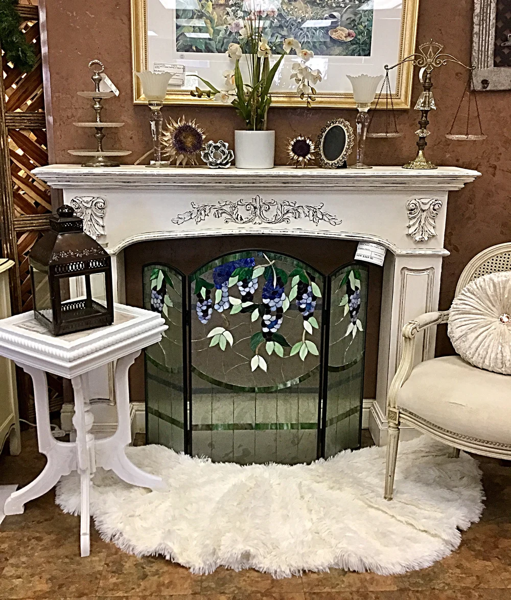 Shabby Chic Fireplace