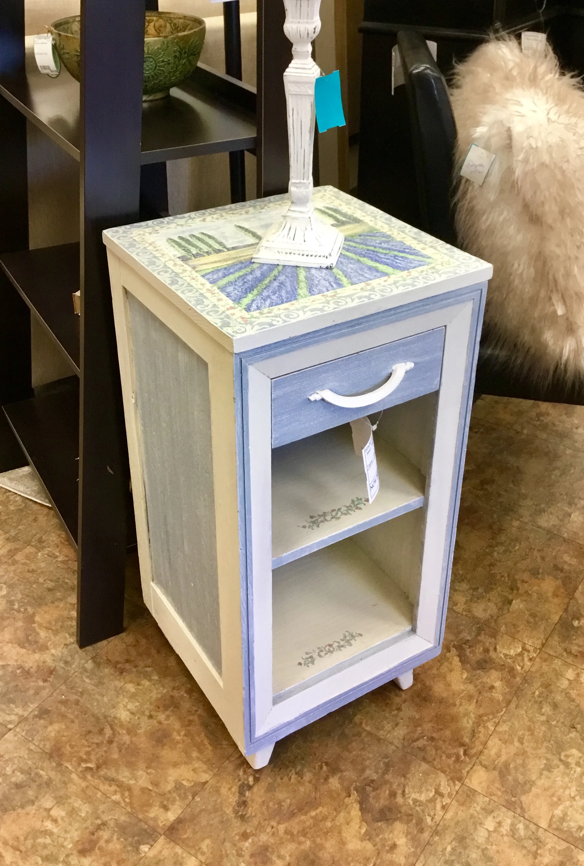 Painted Accent Table — Finders Keepers - Painted Accent Table — Finders Keepers