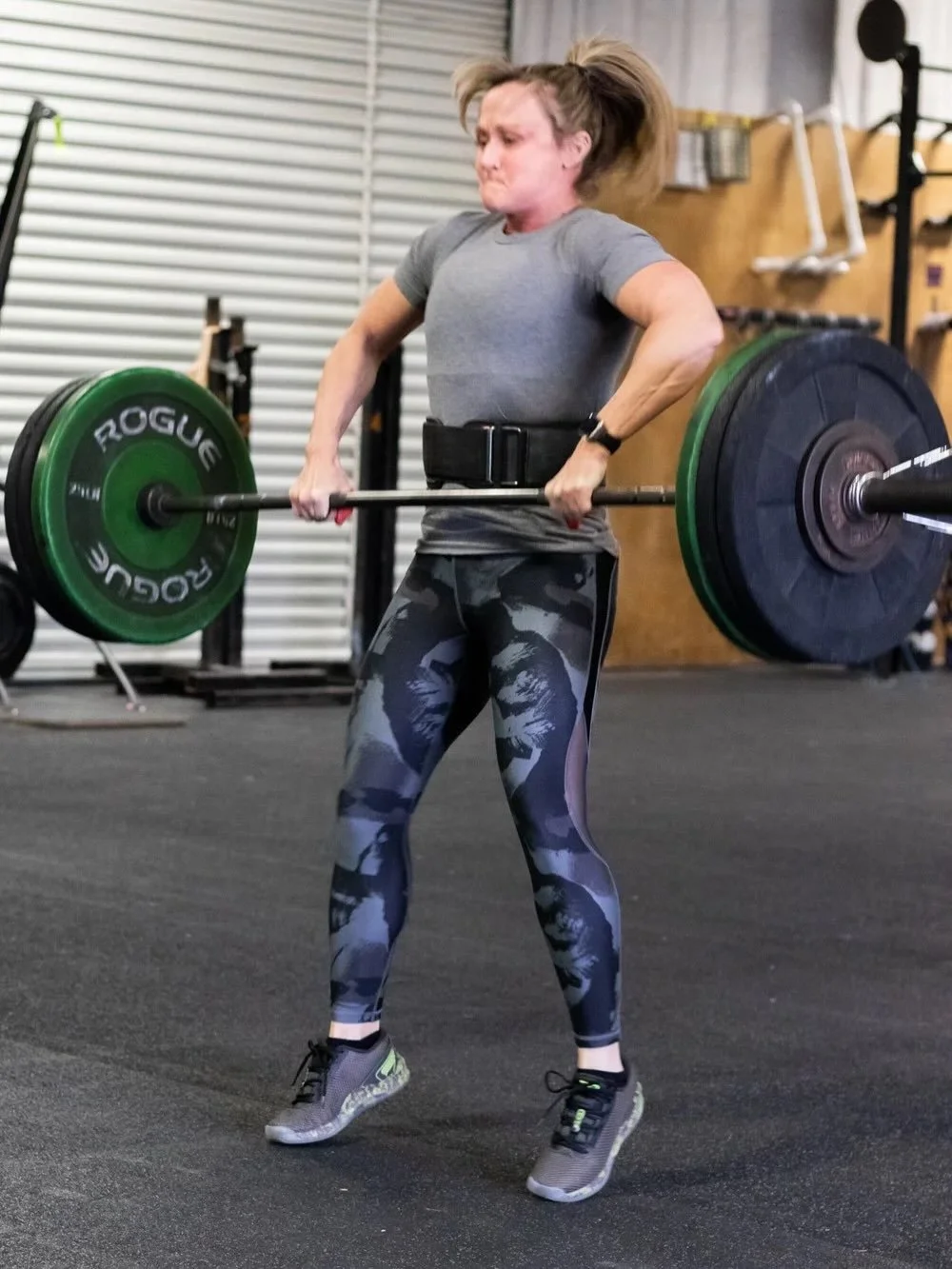 Ronni recently completed the fall Weightlifting Class that focused on cleans. Her power clean went up 5lbs and her squat clean went up 15lbs from the beginning to the end of the program. And the best part was that she got to share the class with her 