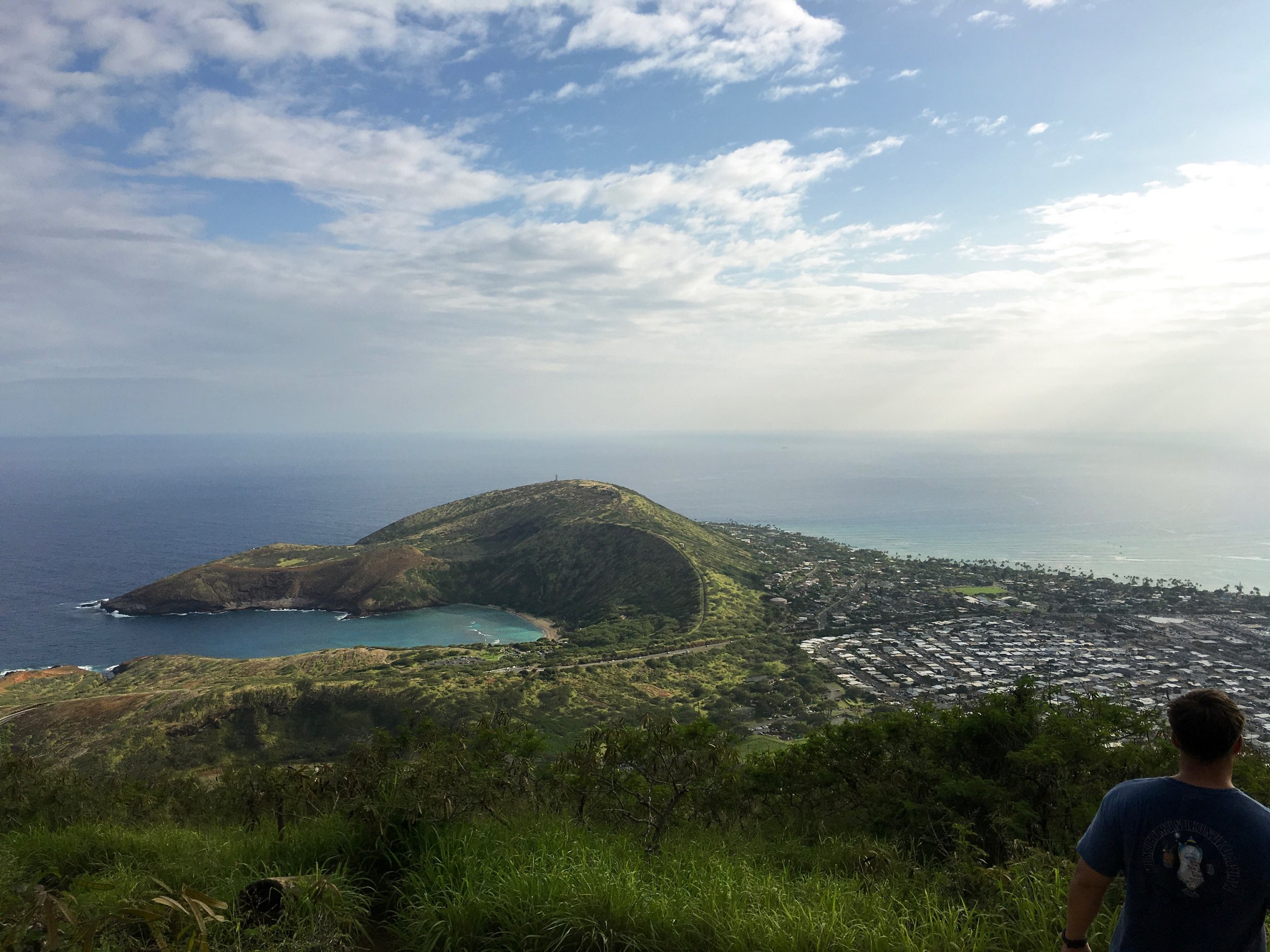 Views from the top of Koko Crater