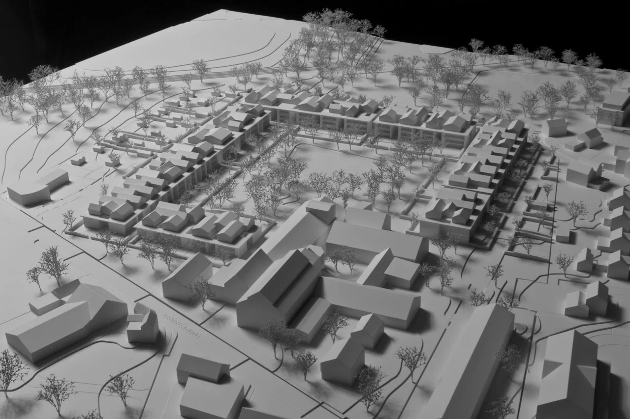 Vision Ziegelei Brauchli, Bühler Hartmann Architekten mit Herzog & de Meuron, Modell 1/500