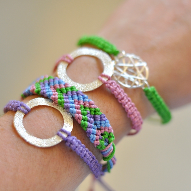 Macrame bracelets