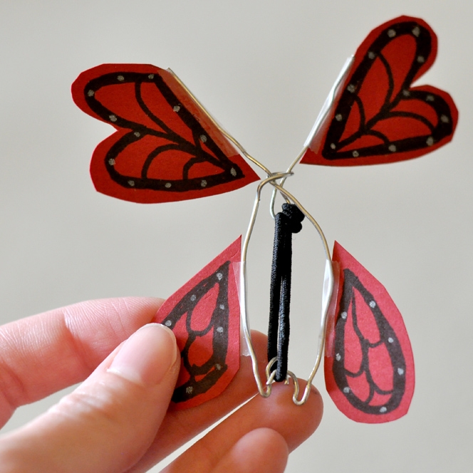 Wind-up butterflies