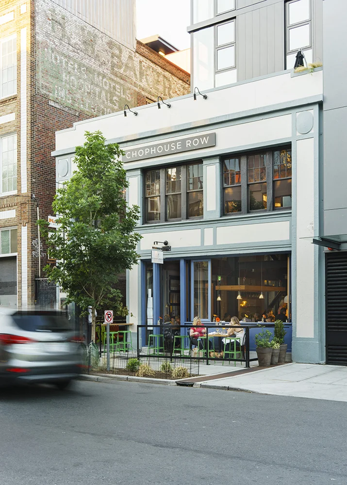 Hospitality Design Write Up on Chophouse Row in Seattle