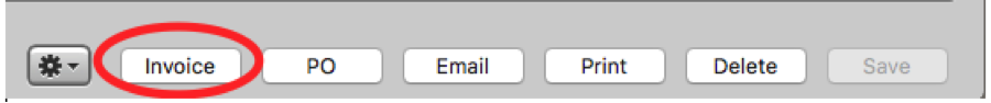 Click on “Invoice” button at the bottom of the “Order” window.