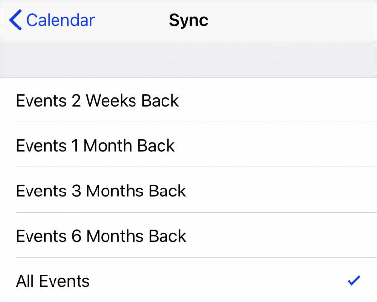 Wondering Where Your Past Events in the iOS Calendar App Have Gone