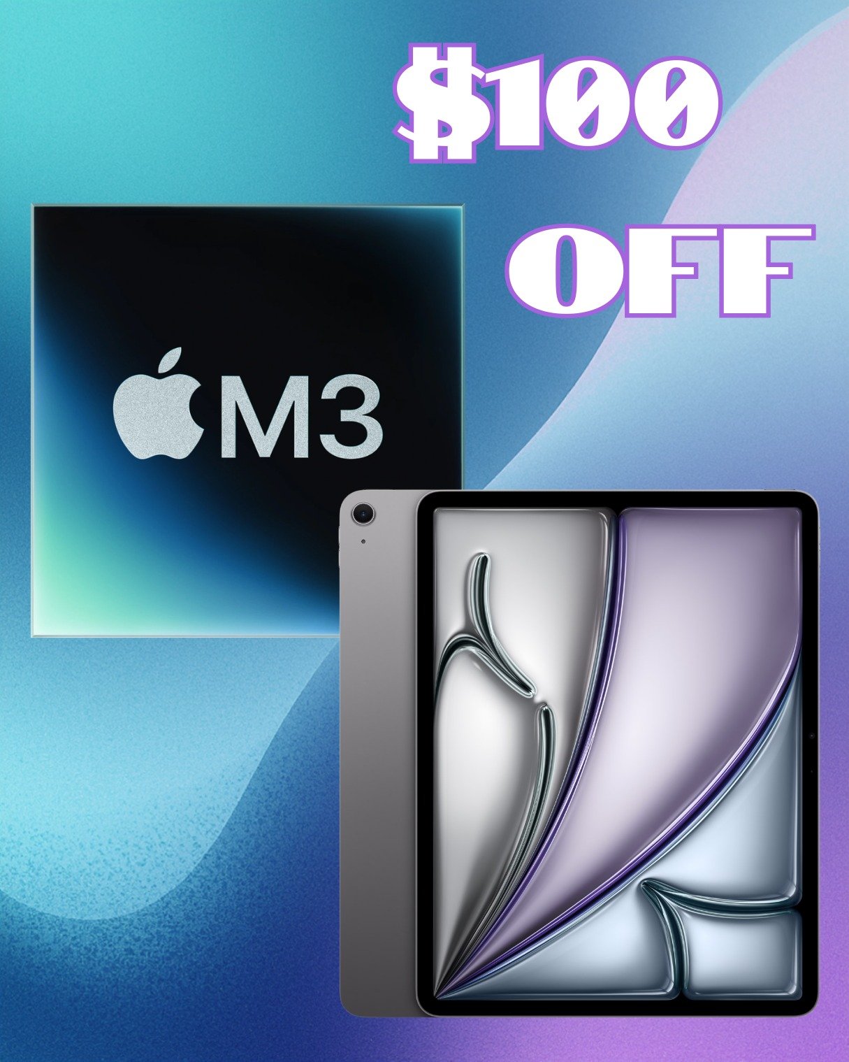 M3 iPad Air is $100 off in-store at GeekHampton!
While supplies last! 😃