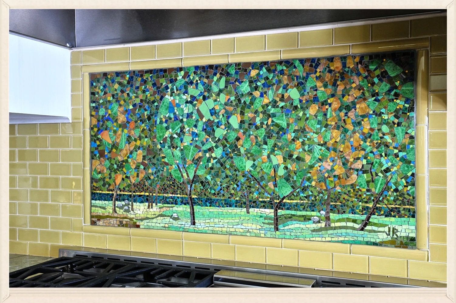 Custom Mosaic Backsplash