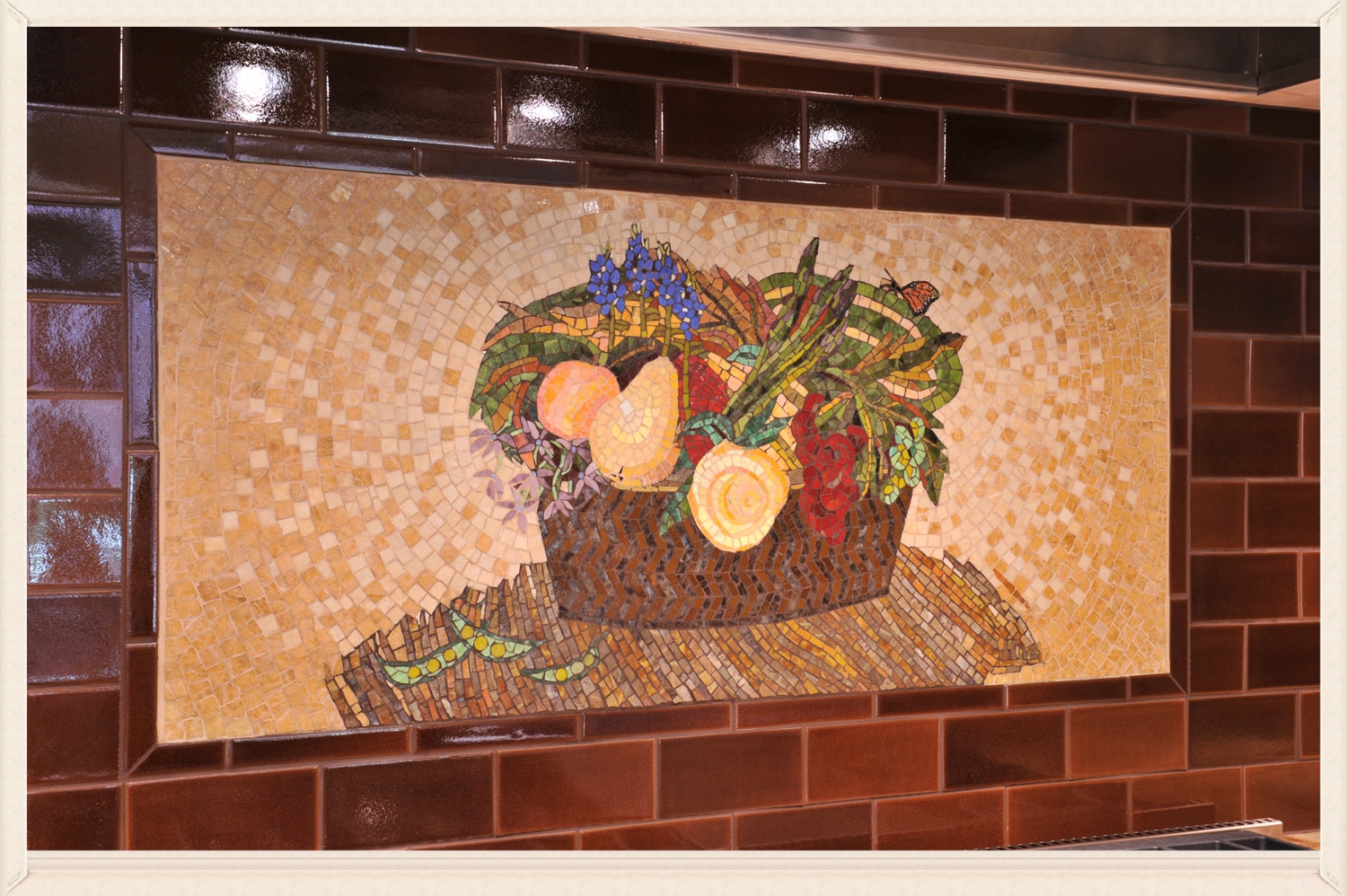 Custom Mosaic Backsplash