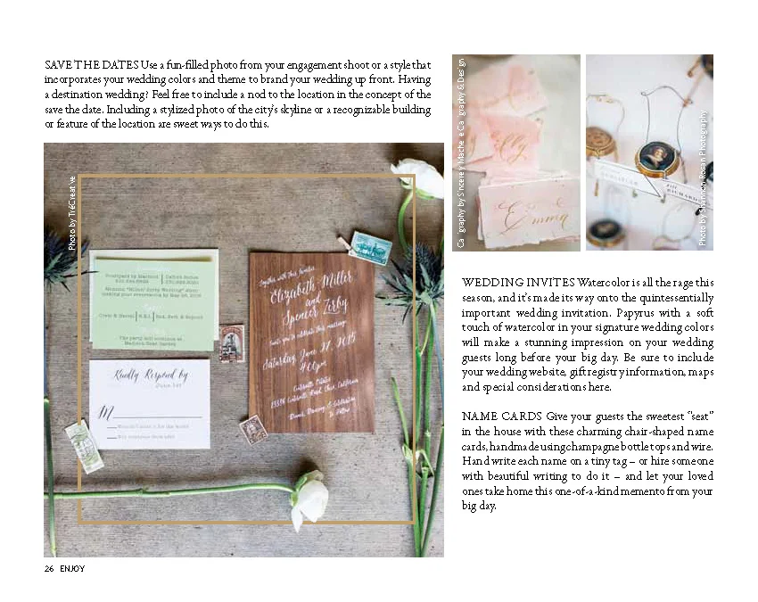 Enjoy Magazine | Redding Bridal Show | Wedding Style Guide