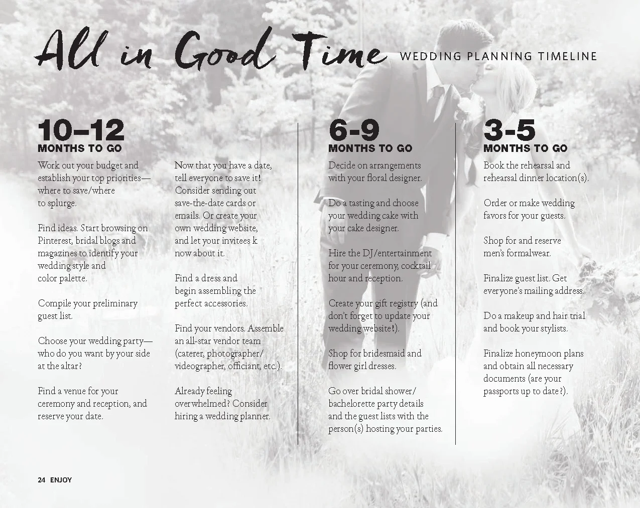 Enjoy Magazine | Redding Bridal Show | Wedding Style Guide