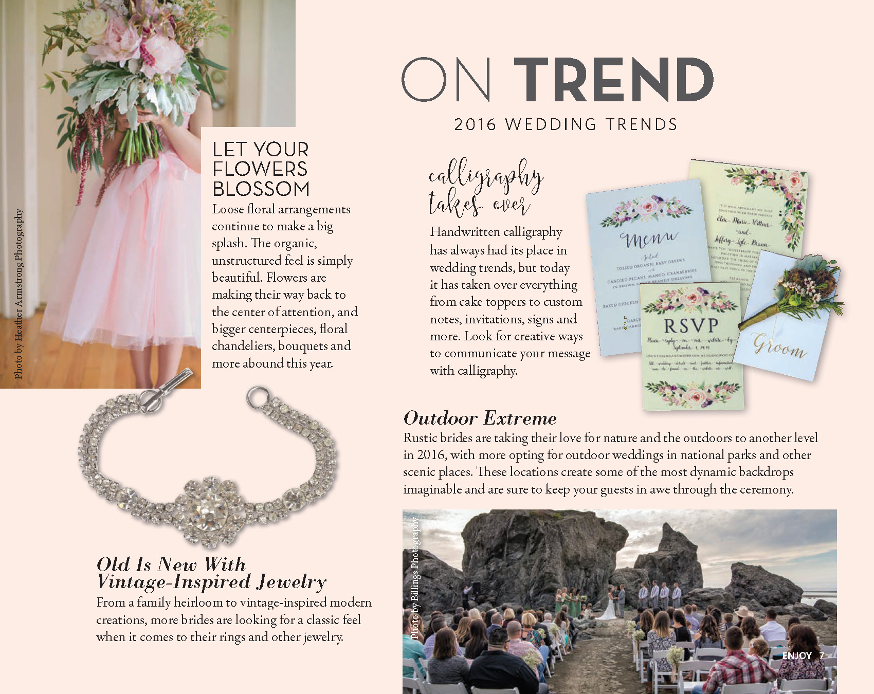 Enjoy Magazine | Redding Bridal Show | Wedding Style Guide