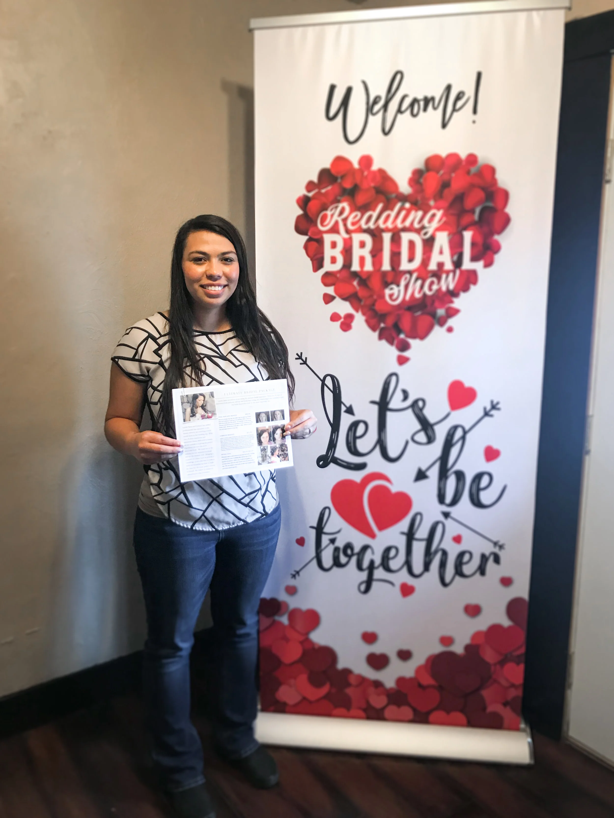 Lavish Salon and Artistry Prize Winner Redding Bridal Show