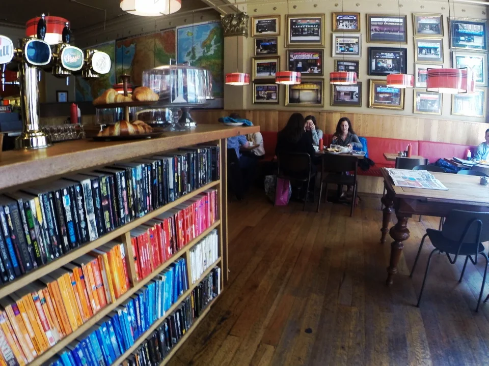 The perfect spot to sip on beer and snack your way through doing the laundry. The upper level of this cafe is full of Iceland's famous mystery novels, so grab a book and get comfy after taking your grundgy clothes downstairs and throwing them in the wash for a much needed scrub. A tidy tucked away room on the bottom floor can fill all your laundry needs, so pack light and make it a point to stop here for a relaxing morning of chores.