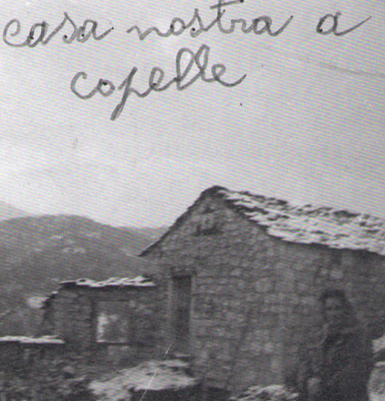 My grandmother returning to visit the village where they lived.