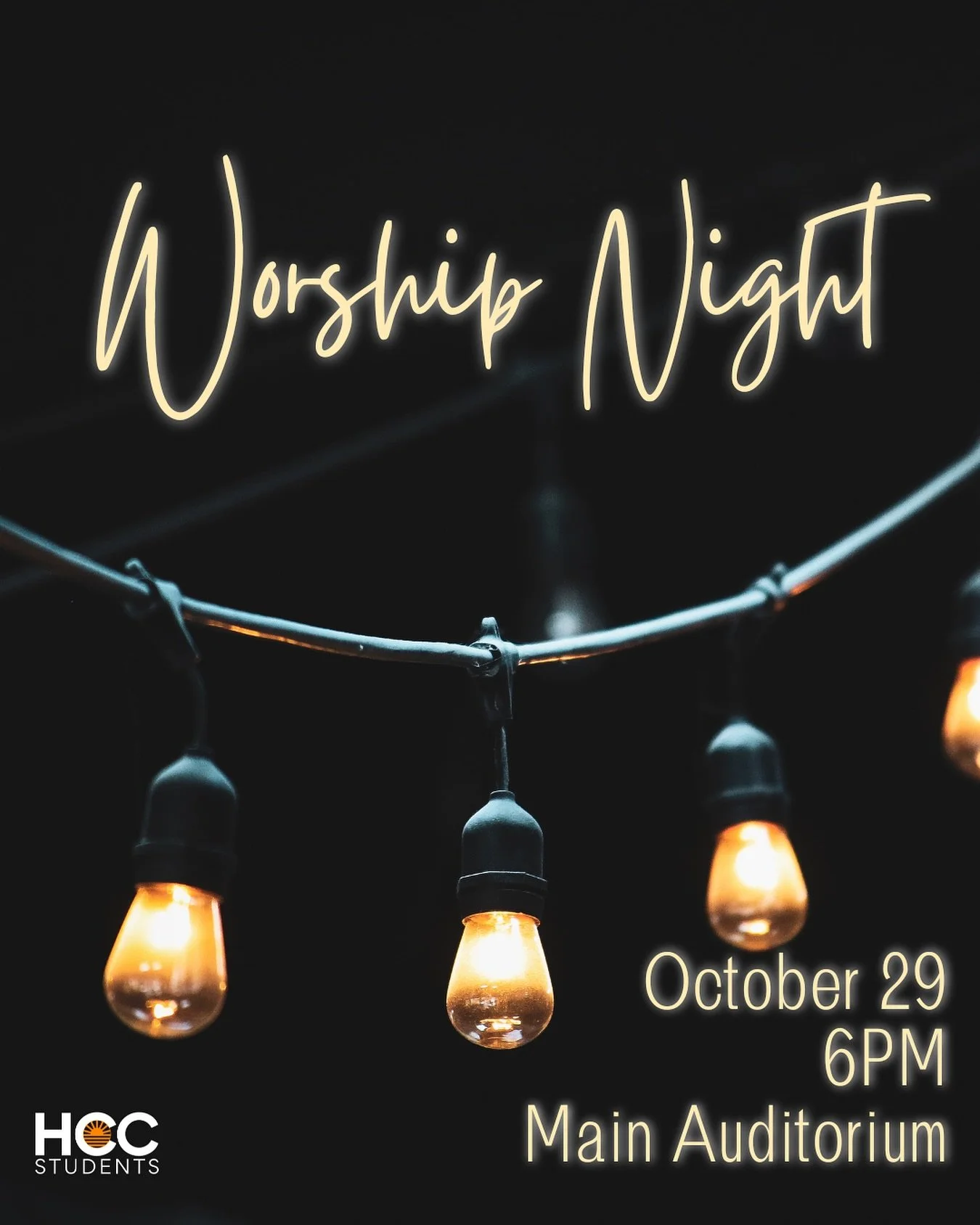 Worship Night is this Wednesday at 6! Bring your friends and let’s get ready to Worship!!! See you there!