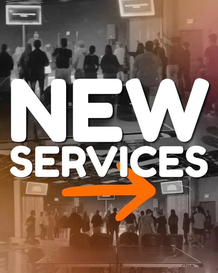 NEW SERVICE TIMES! Starting this Sunday, Junior High service will be Sundays at 10:45 and High School will be Sundays at 5pm! See you there!
