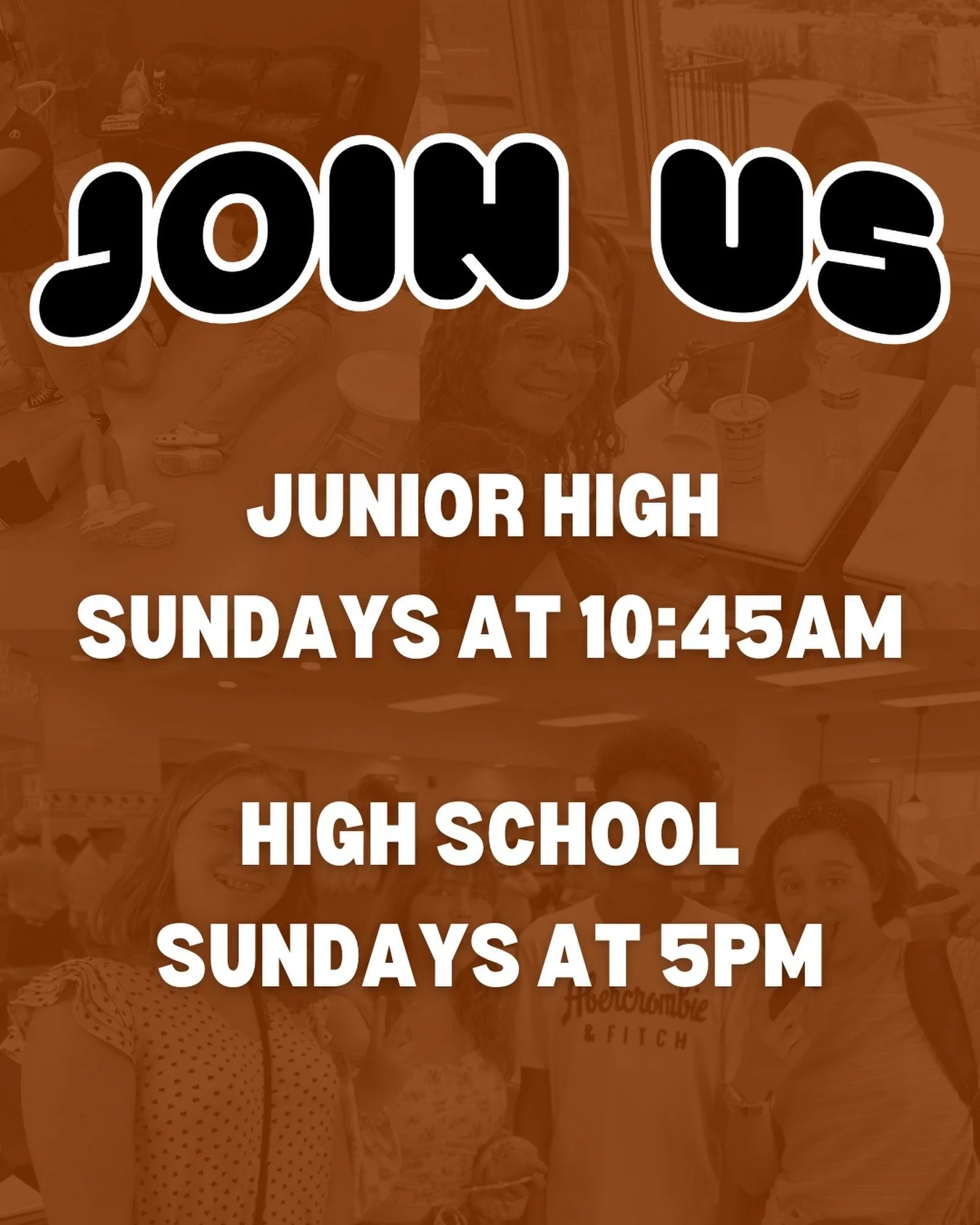 We want to see you on Sunday! Post this on your story and send it to your best friend!