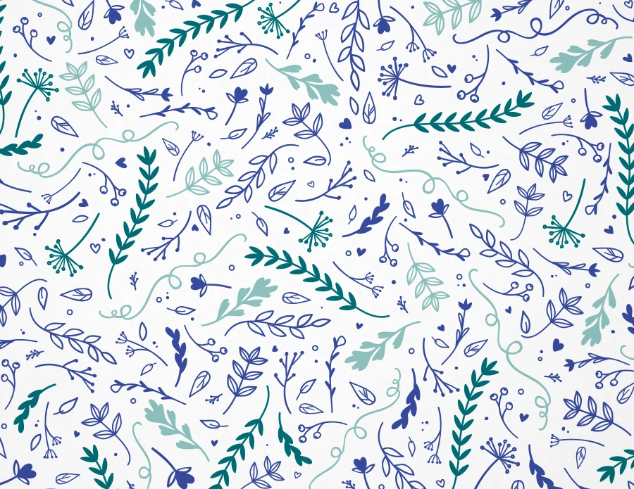 Custom floral design for wedding invite.