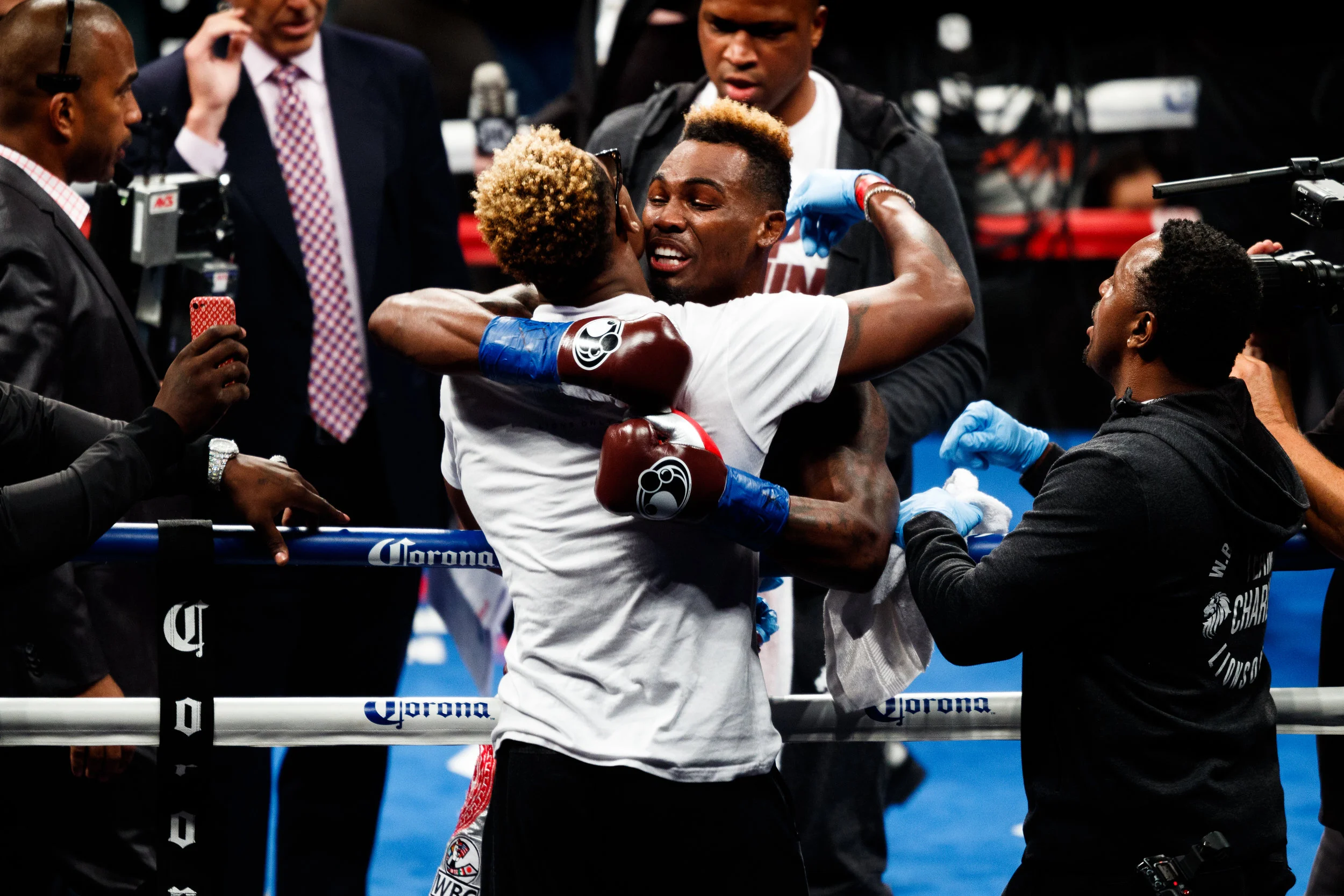 Charlo twins celebrate