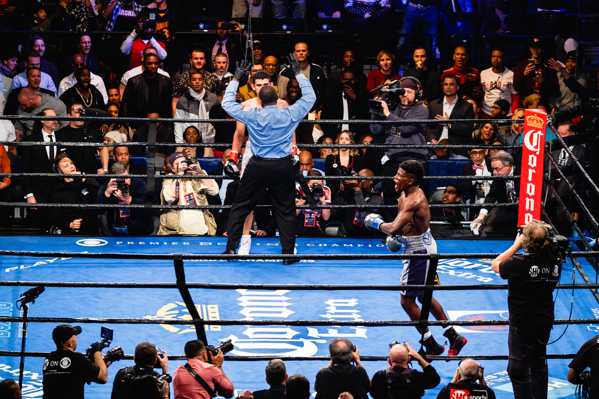Erickson Lubin celebrates KO