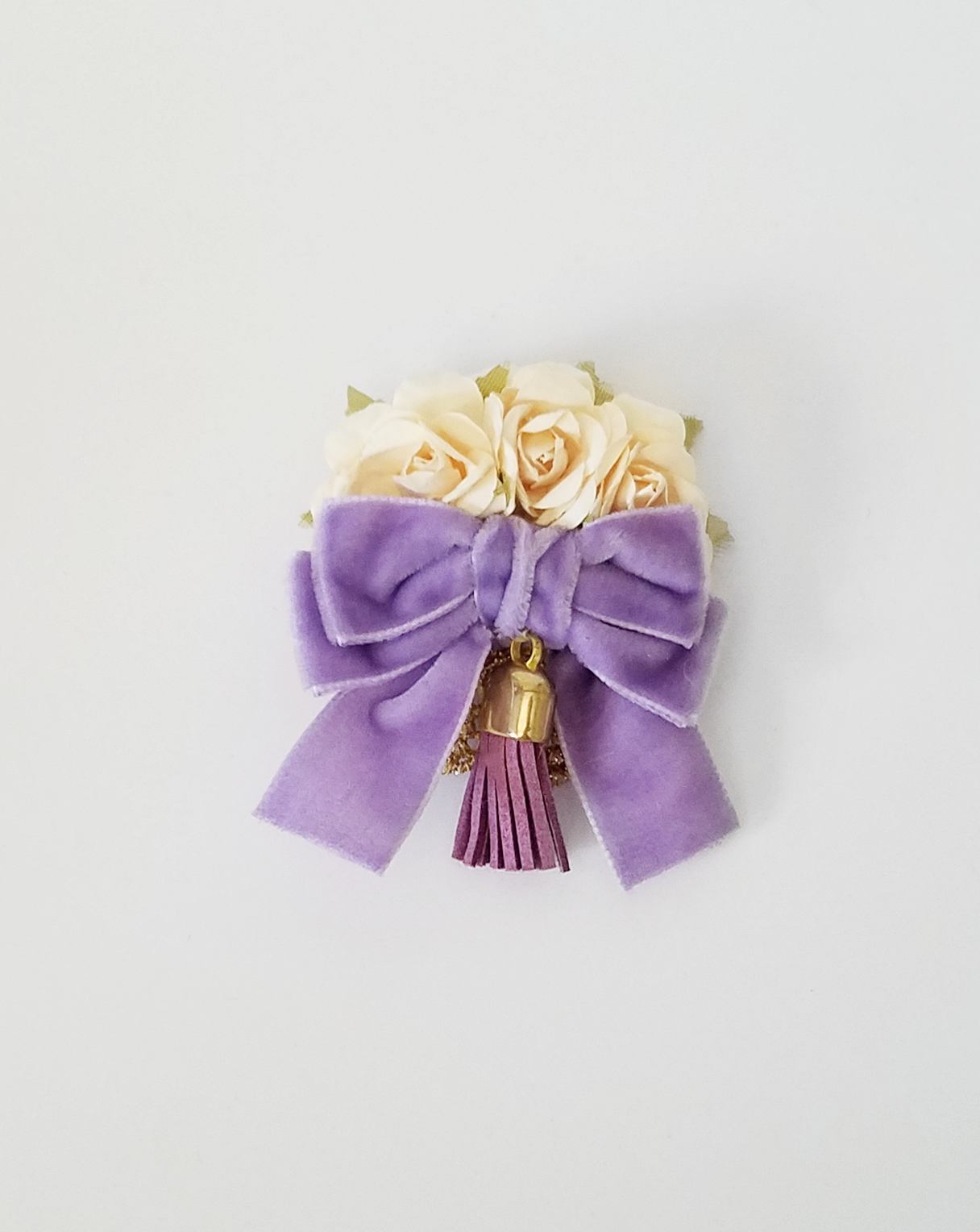 Lavender Grimoire Bow with Tassel