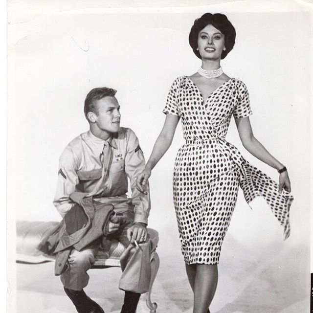 Sophia Loren 1959 film, That Kind of Woman. A Classic film beauty who personifies strong feminity. Dress designer, Samantha Sung channels fashion from the 1950&rsquo;s &amp; &lsquo;60&rsquo;s but in cotton stretch fabrics. Blanc carries Samantha Sung