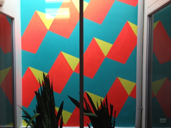 Maddison Street House / Atrium Wall / 6.m x 2.5 m