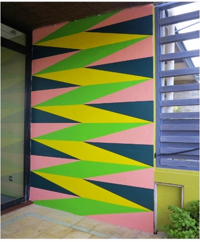 Charles Street House / Roof Terrace Wall / 2.3 (w) x 3.5 (h