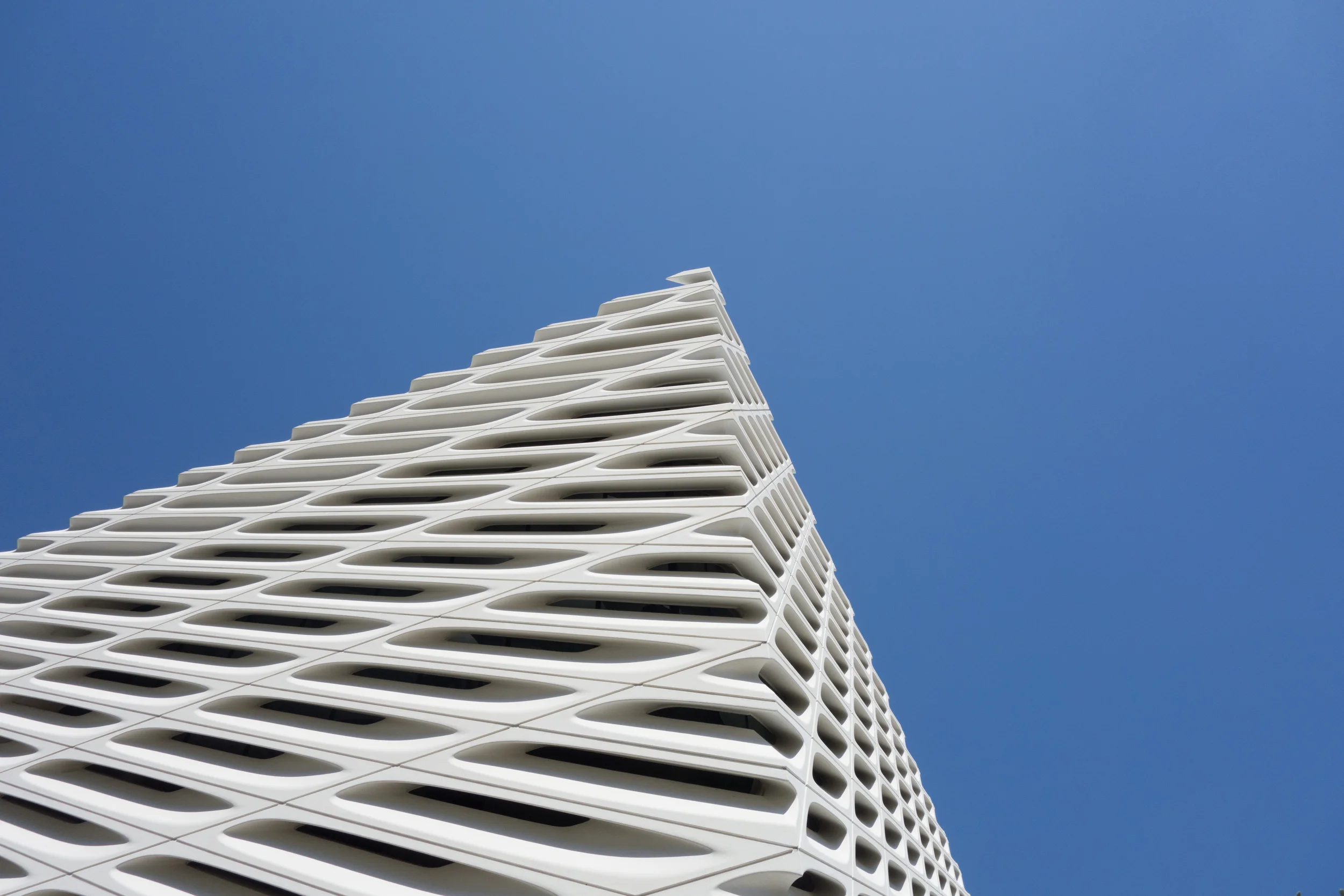 Detail of the honeycomb lattice exterior.