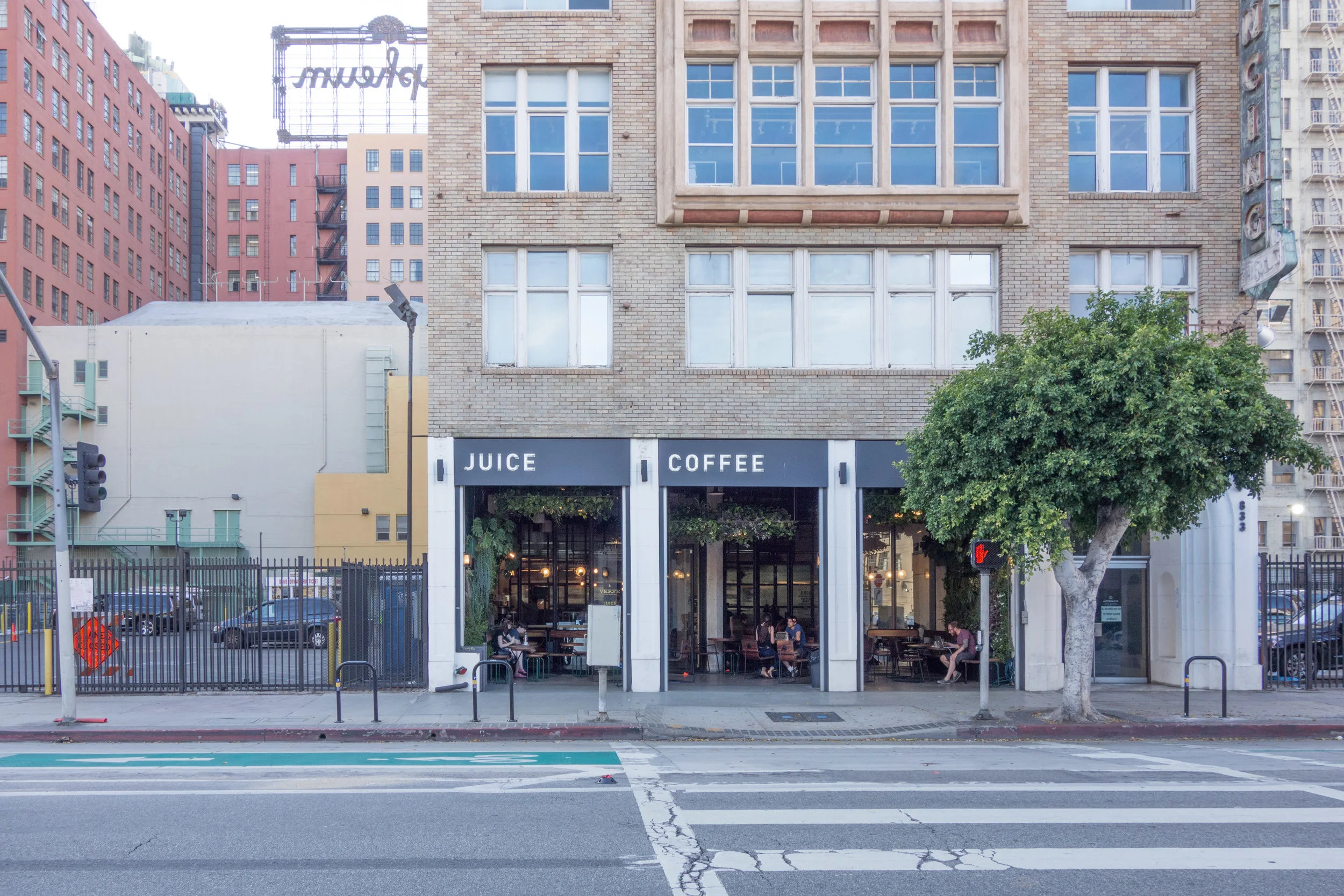 Verve Coffee Roasters off of Spring Street. @vervecoffee