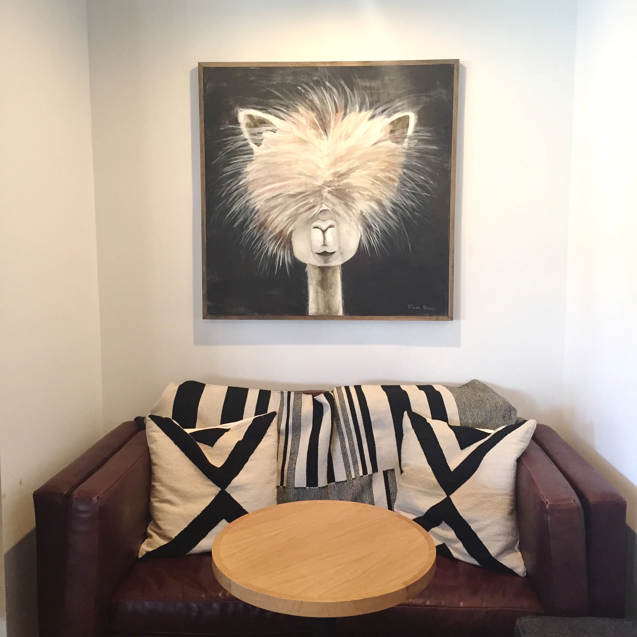 Tina by Rachel Brown in the Landsby Lobby.