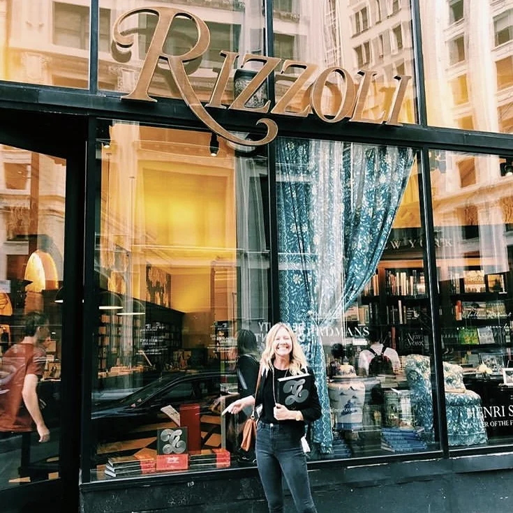 Founder Brooke Robinson at the Rizzoli Bookstore Goodtype Book Launch. July 2018.