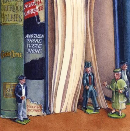 Order in the Court  (6" x 6") $100