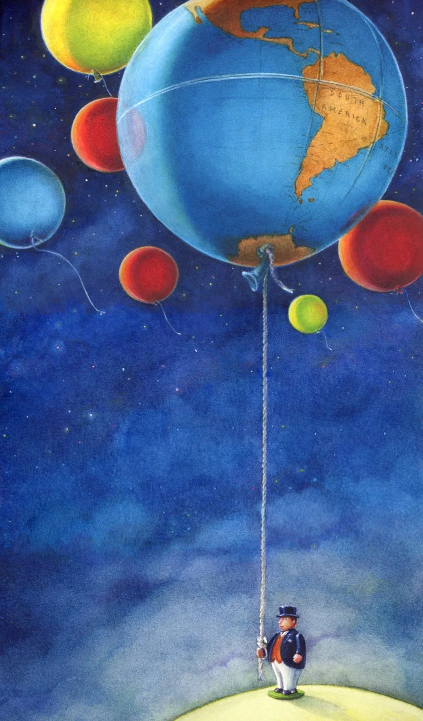 World on a String (12" x 16") $3000