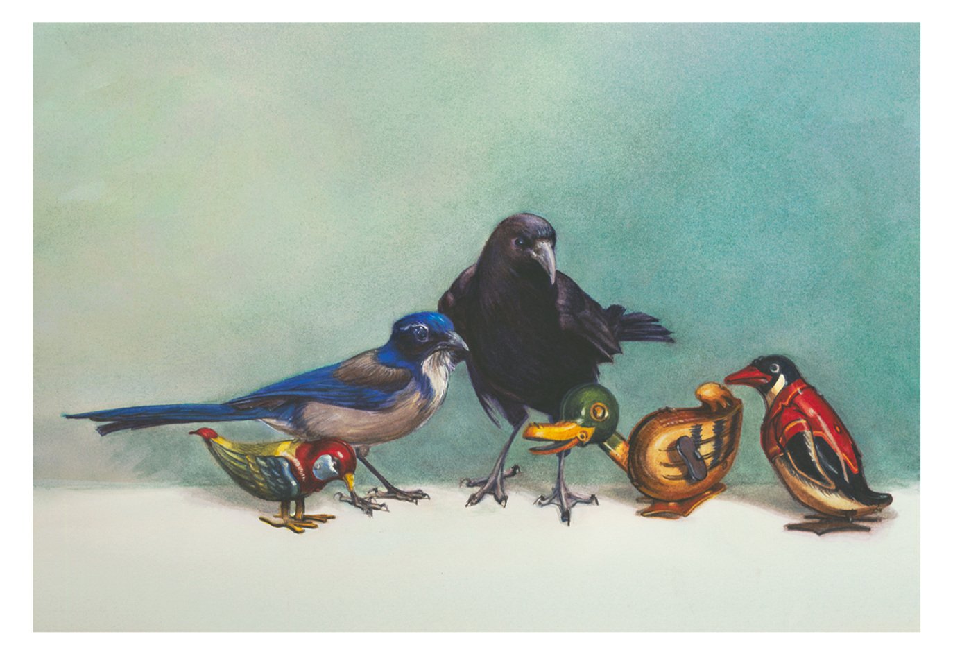 "Singing in Harmony" image size 12" x 9" $200
