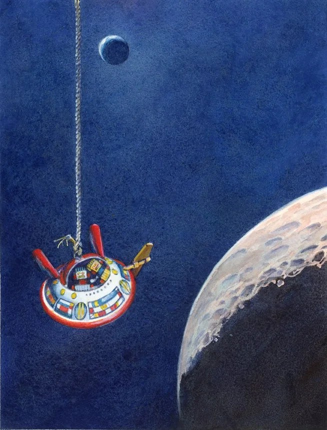 To the Moon and Back (9" x 12") $2200