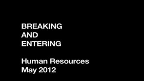 Breaking and Entering