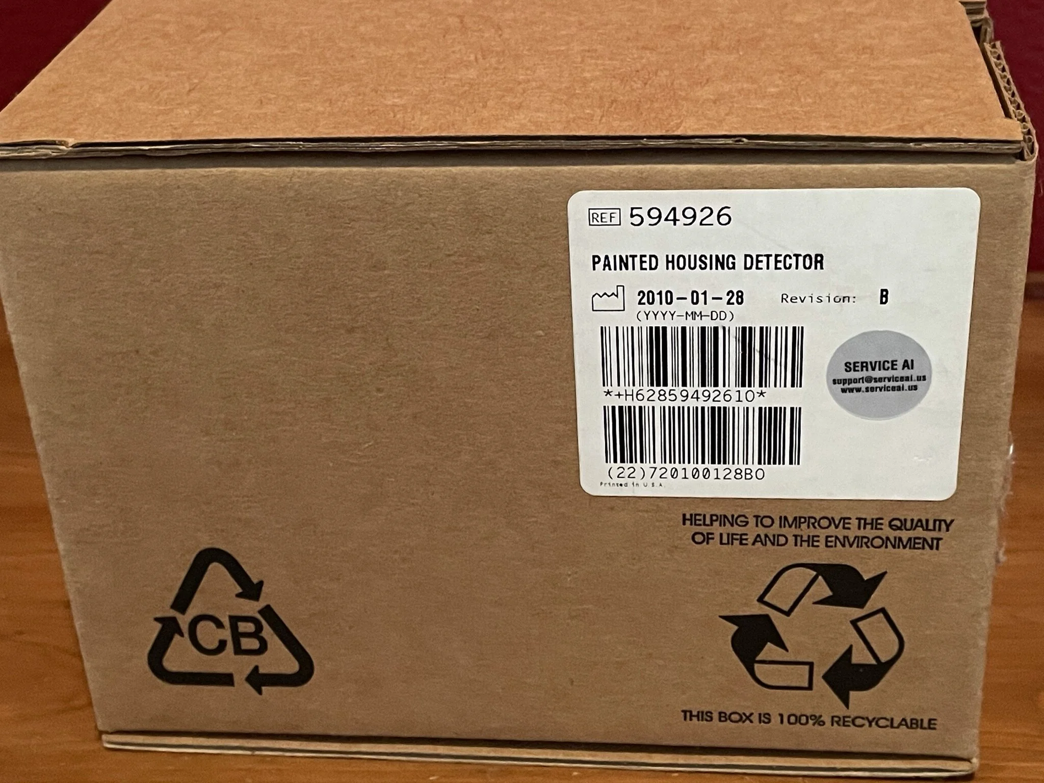 LS6500 Painted Housing Detector; Reflector, Painted; PN. 594926