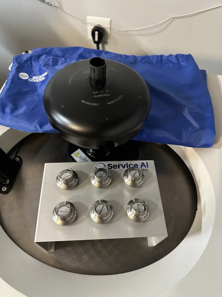 Beckman SW 41 Swinging Bucket Rotor — Service Associates