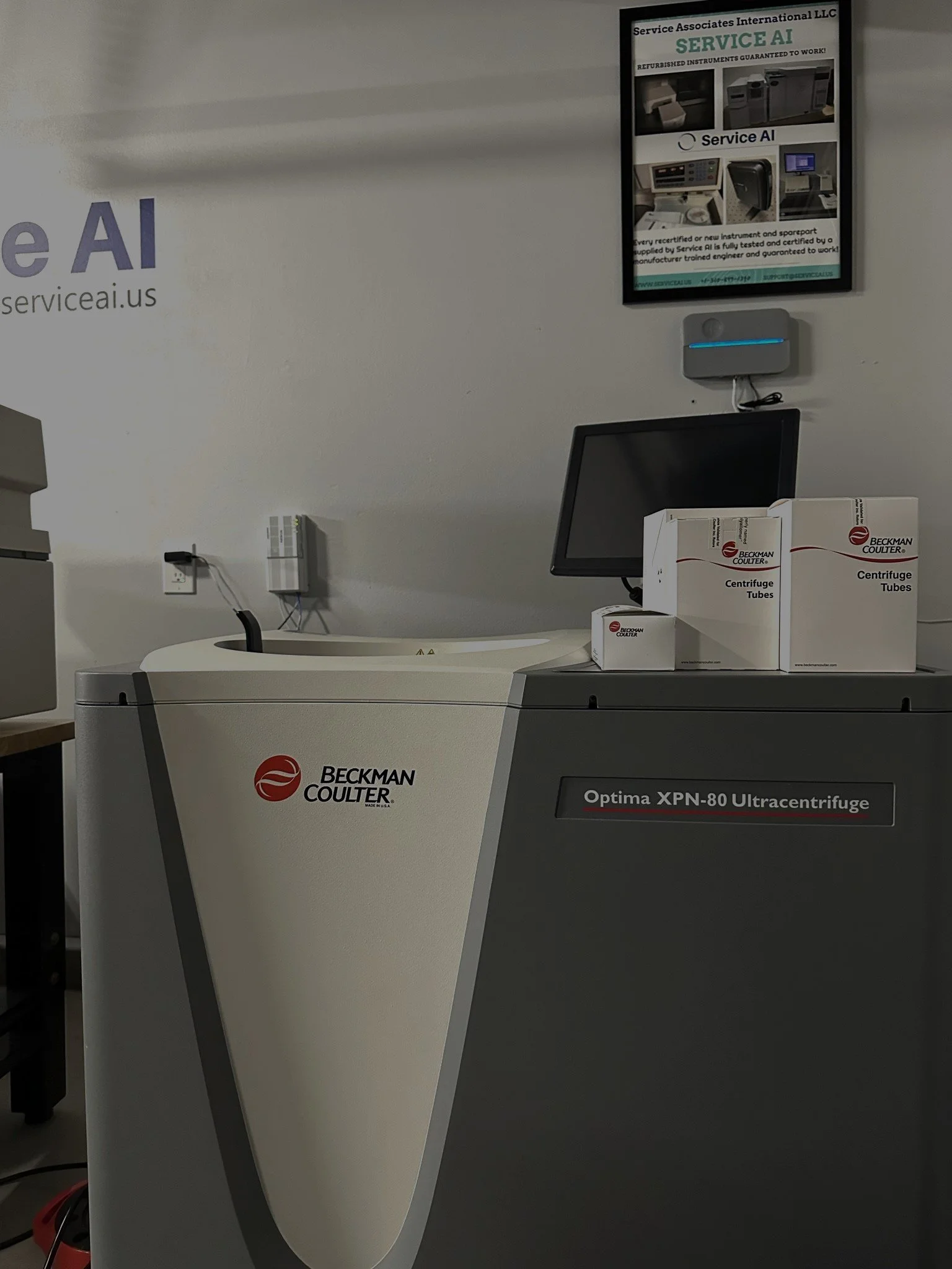 Beckman Coulter Optima XPN-80 ultracentrifuge — Service
