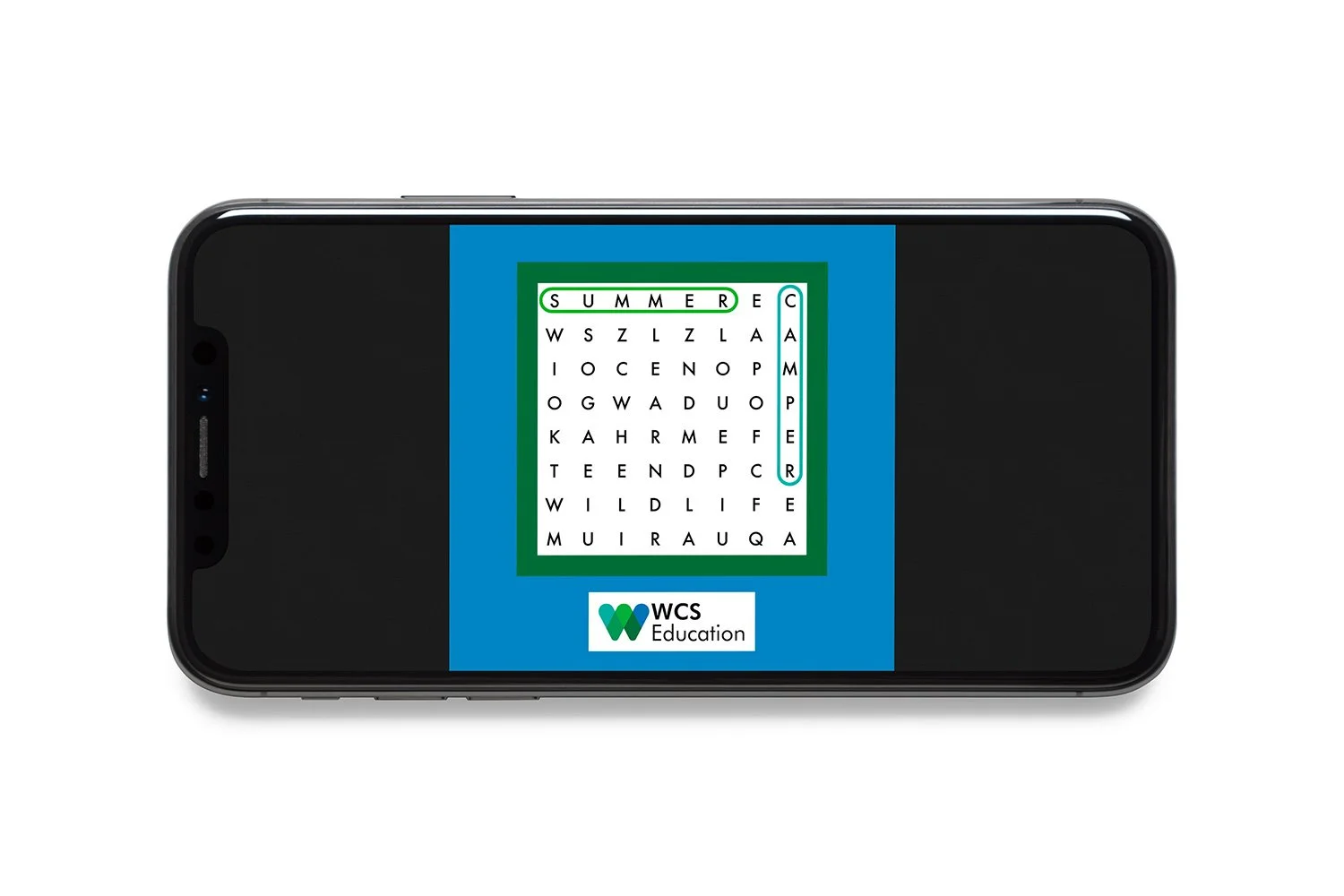 Summer Camp Word Search