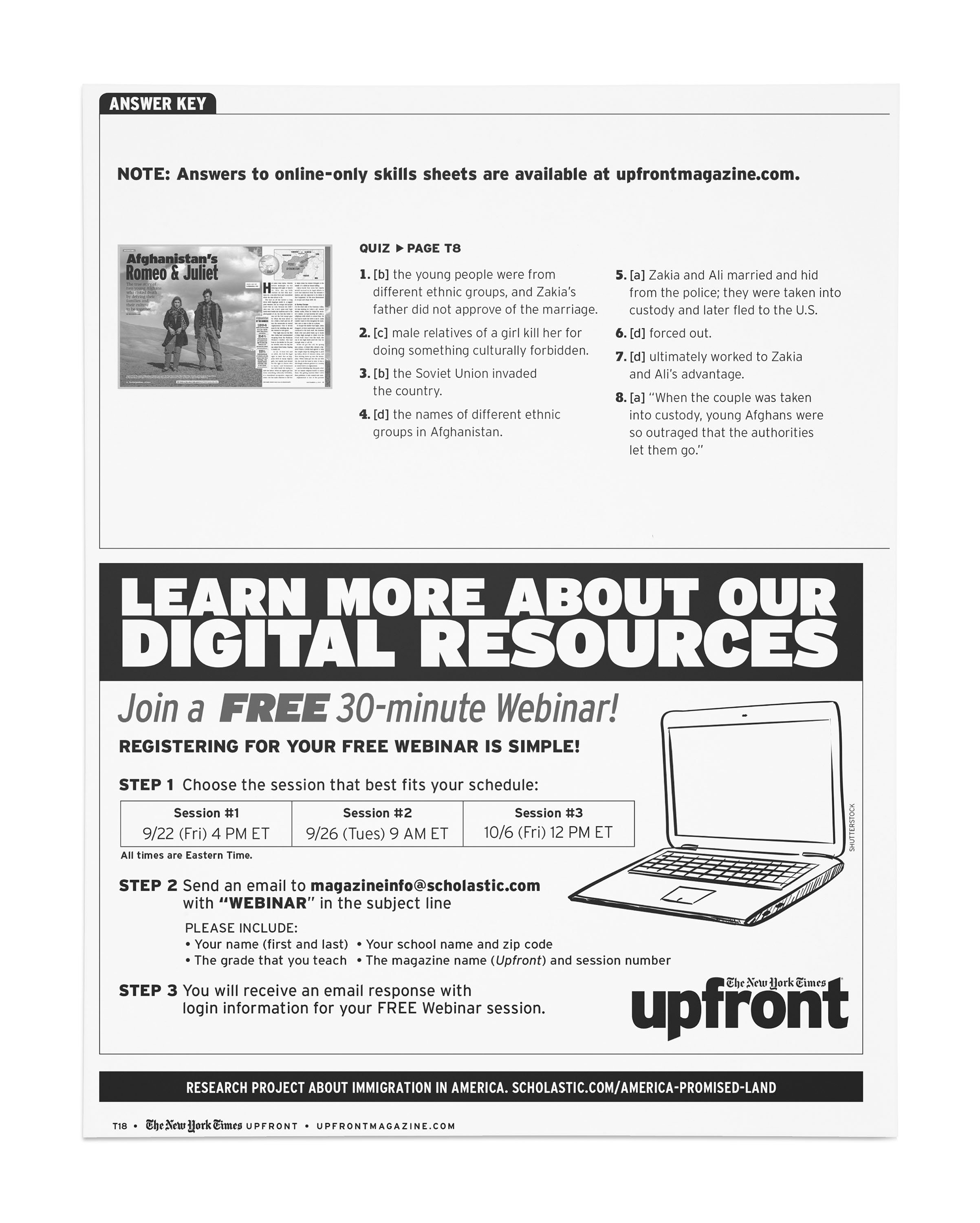 Teacher's Guide Advertisement