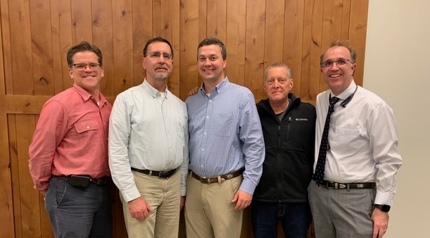 Mark Harmon, John Parrish, Benjamin Ryan, Bill Watkins, Durham Boney