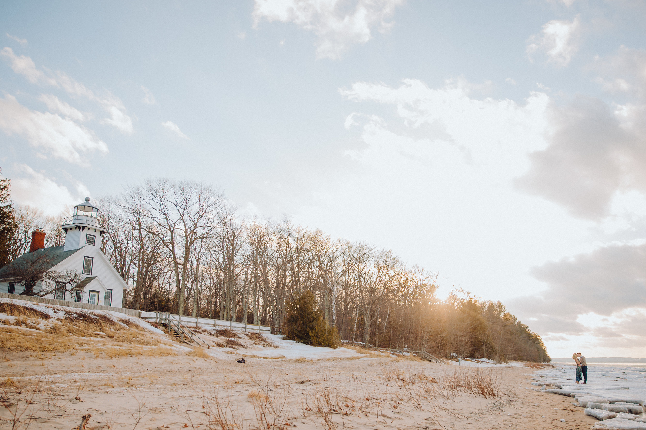 Ajae & Carlos Traverse City MI Engagement Captured by Grace Photography-1408.jpg