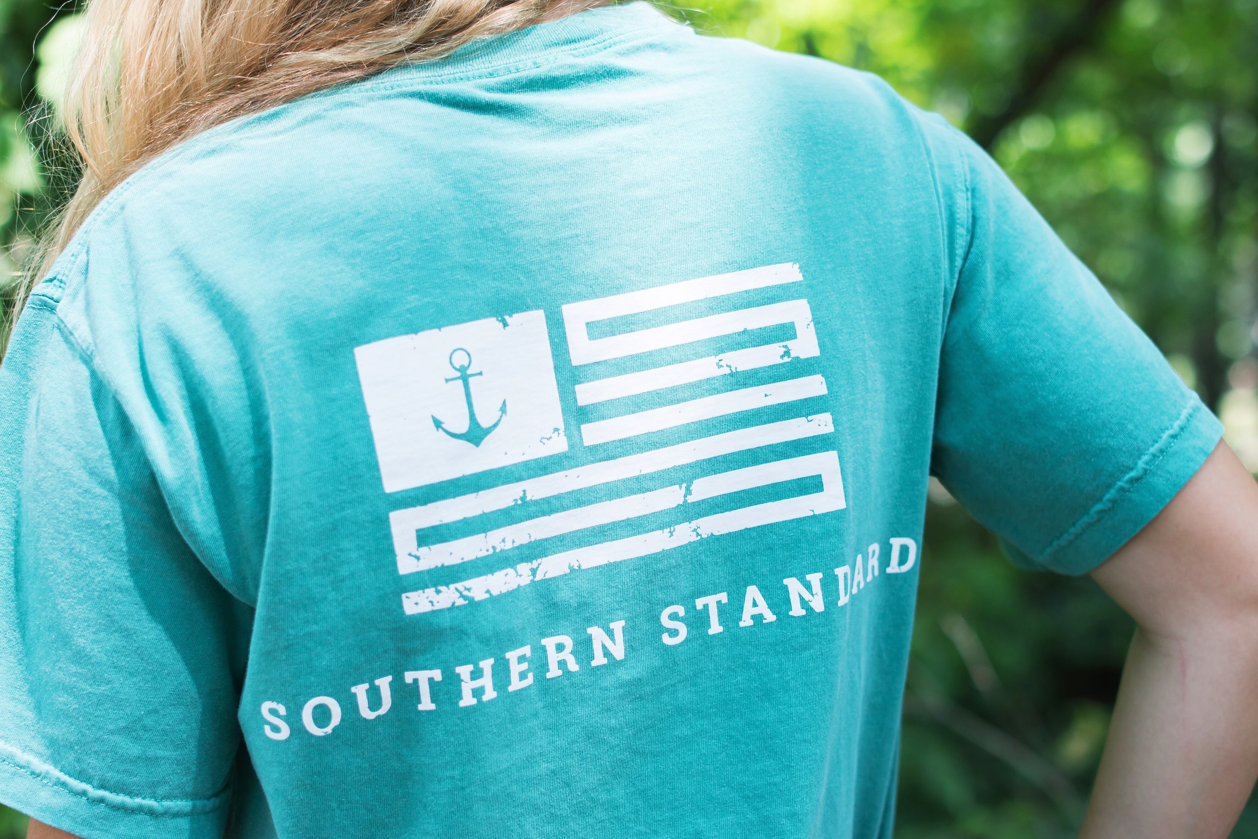 The American Seafoam / White Short Sleeve